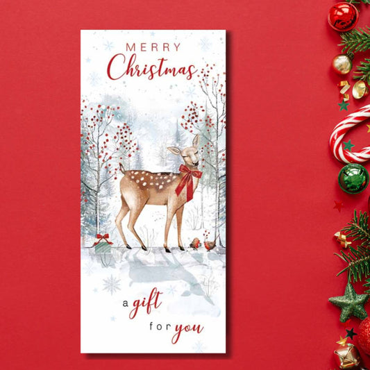 Money Wallet Christmas - Winter Reindeer