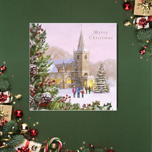 Charity Christmas Cards - 5 x Walk To Church