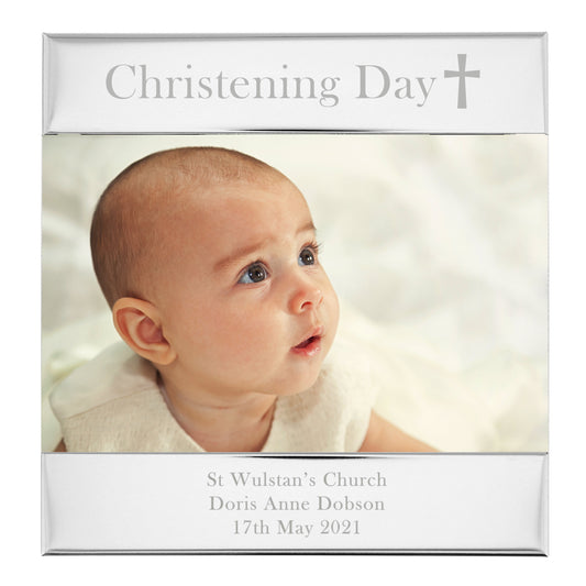 Personalised Christening Photo Frame