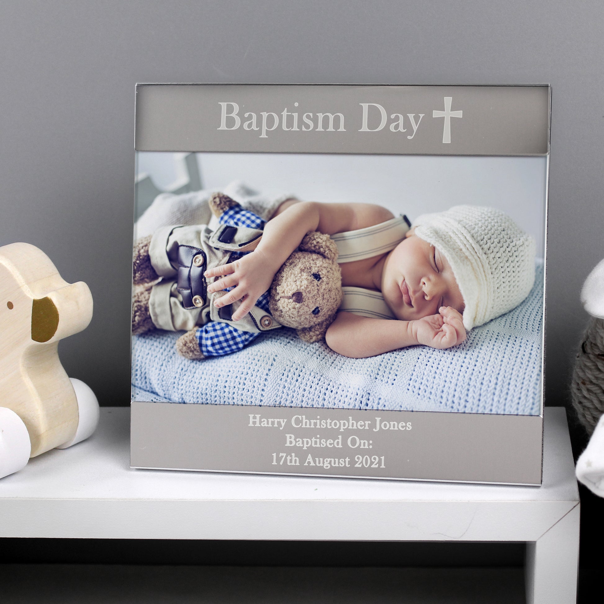 Personalised Christening Photo Frame