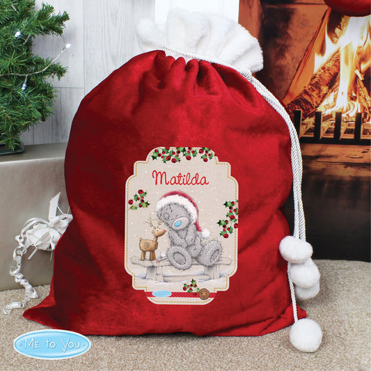 Personalised Christmas Santa Sack