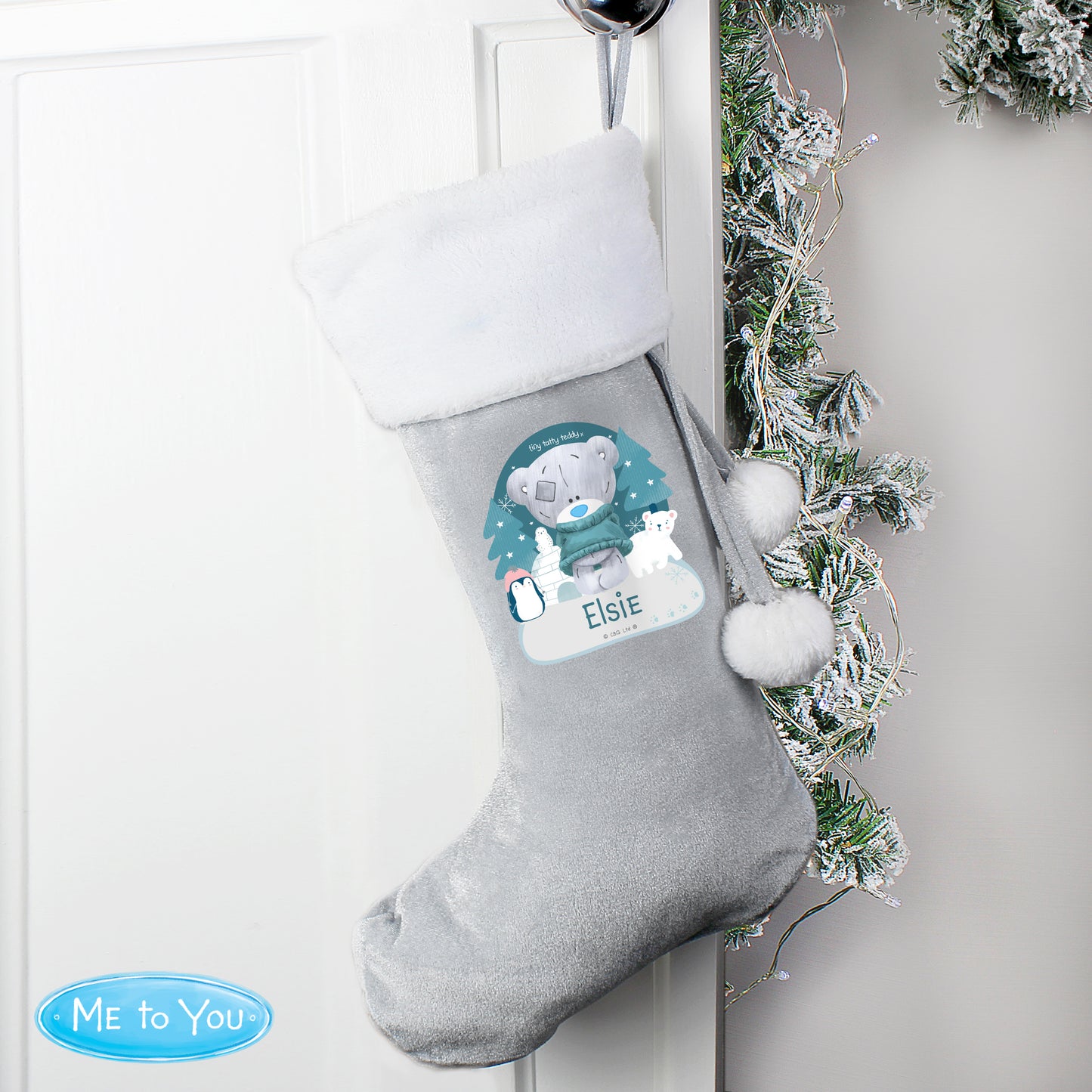 Personalised Tatty Teddy Christmas Socking