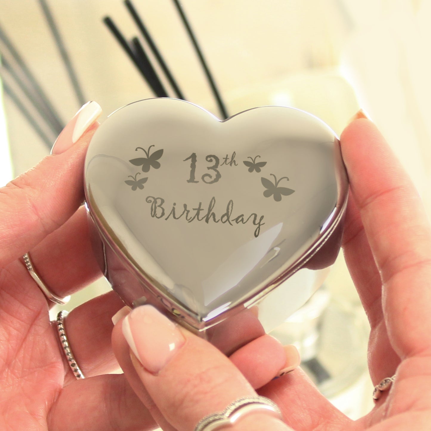 Personalised 13th Birthday Trinket Box