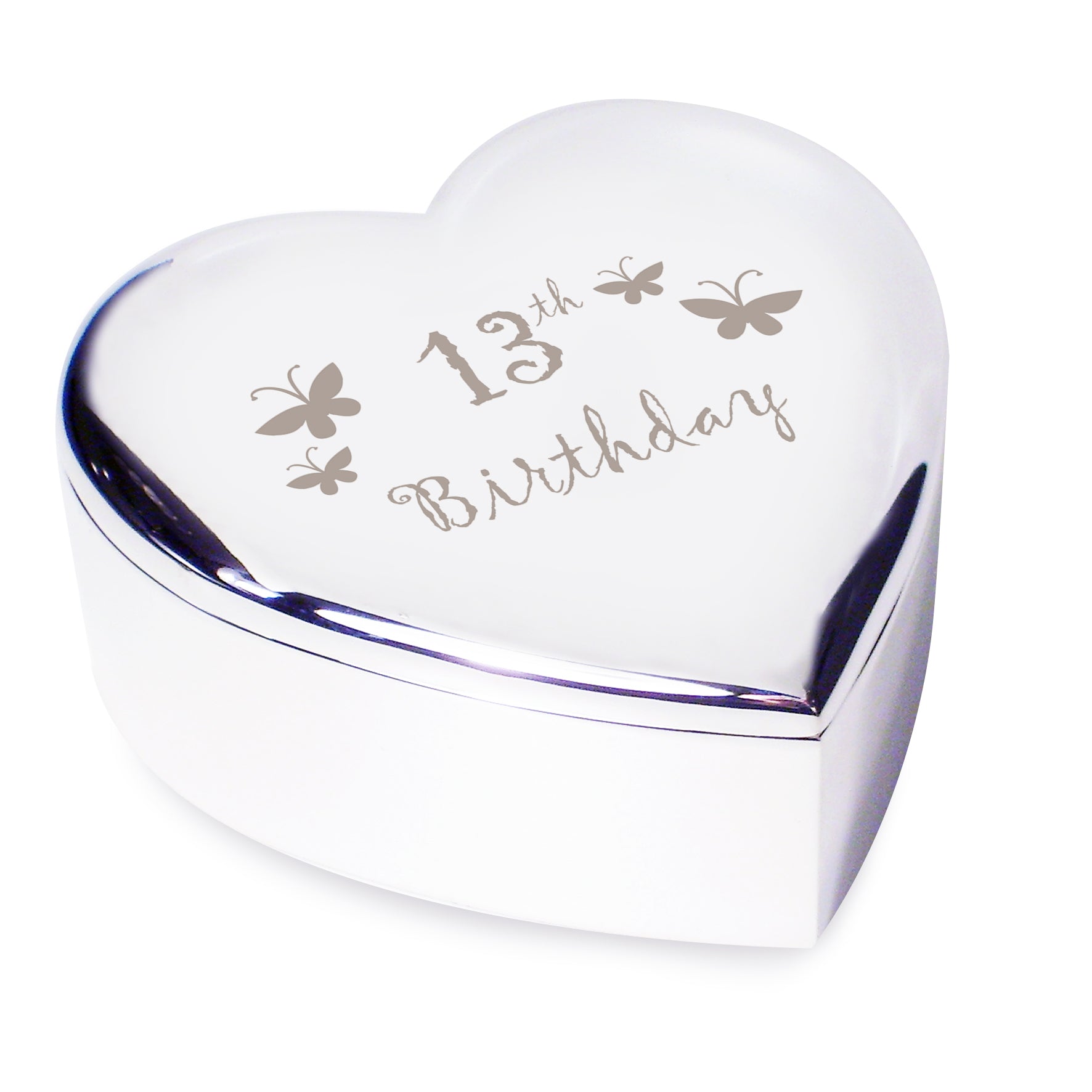 Personalised 13th Birthday Trinket Box