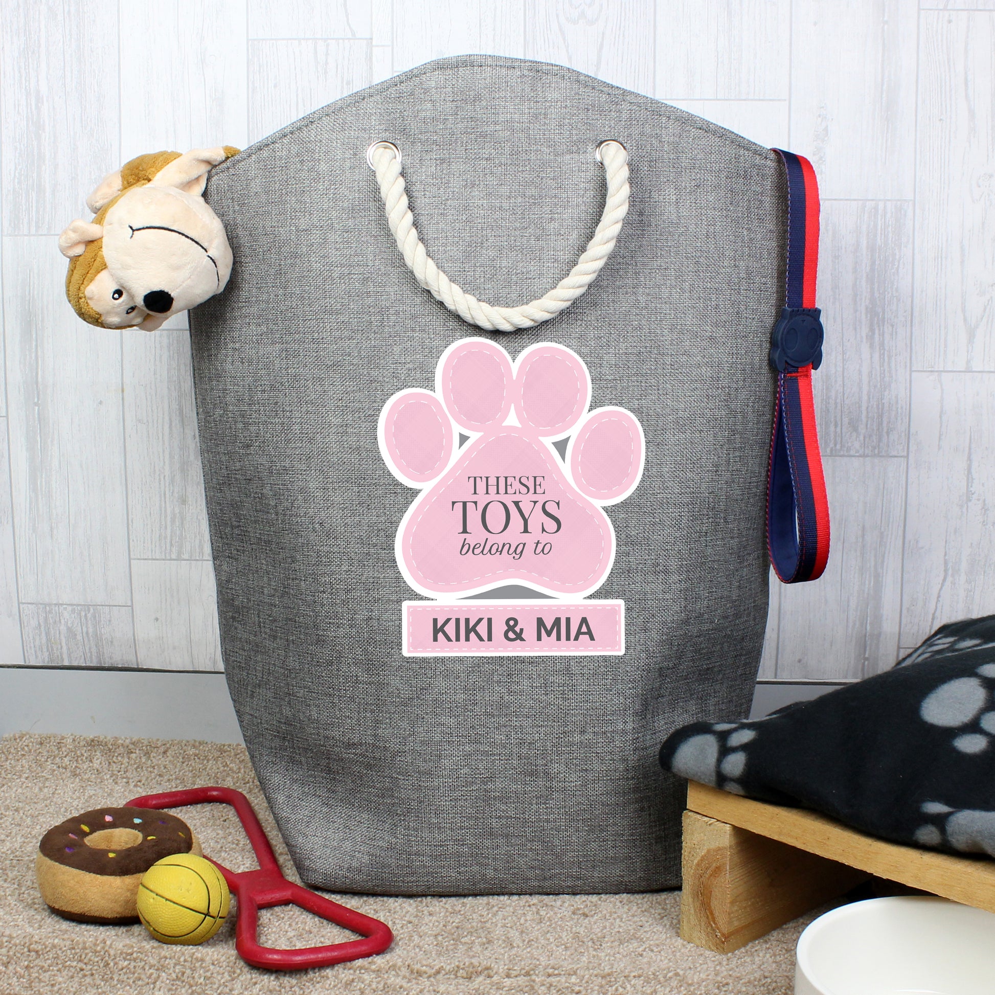 Personalised Paw Print Pet Storage Bag