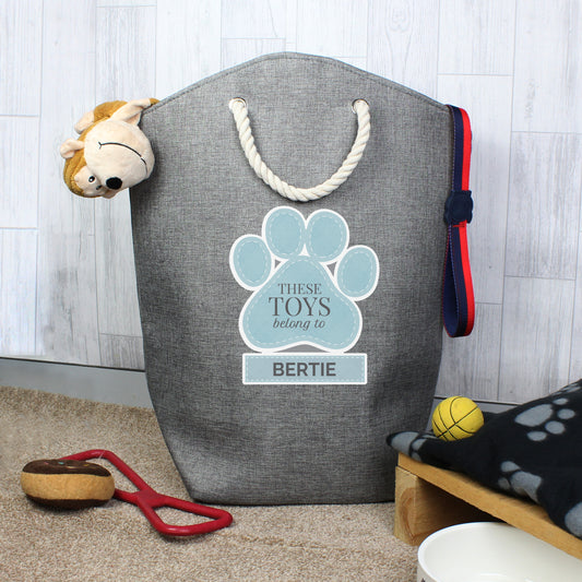 Personalised Paw Print Pet Storage Bag