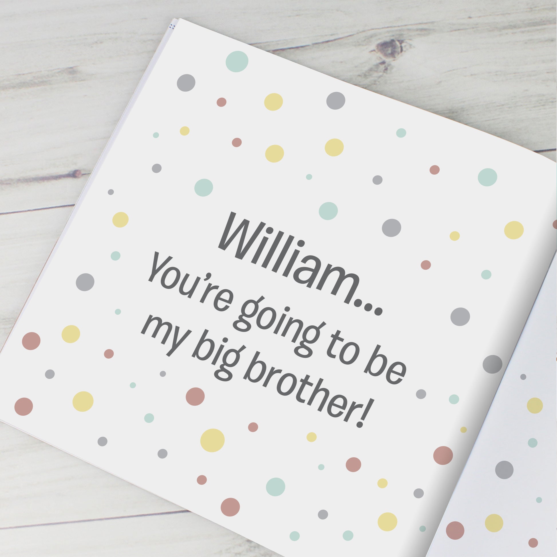 Personalised Big Brother Book