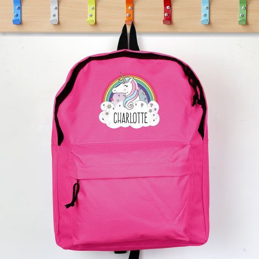 Personalised Kids Unicorn Backpack
