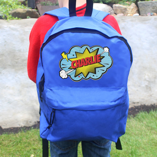 Personalised Kids Superhero Backpack