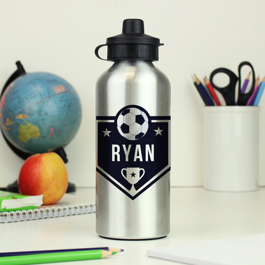 Personalised Kids Football Water Bottle
