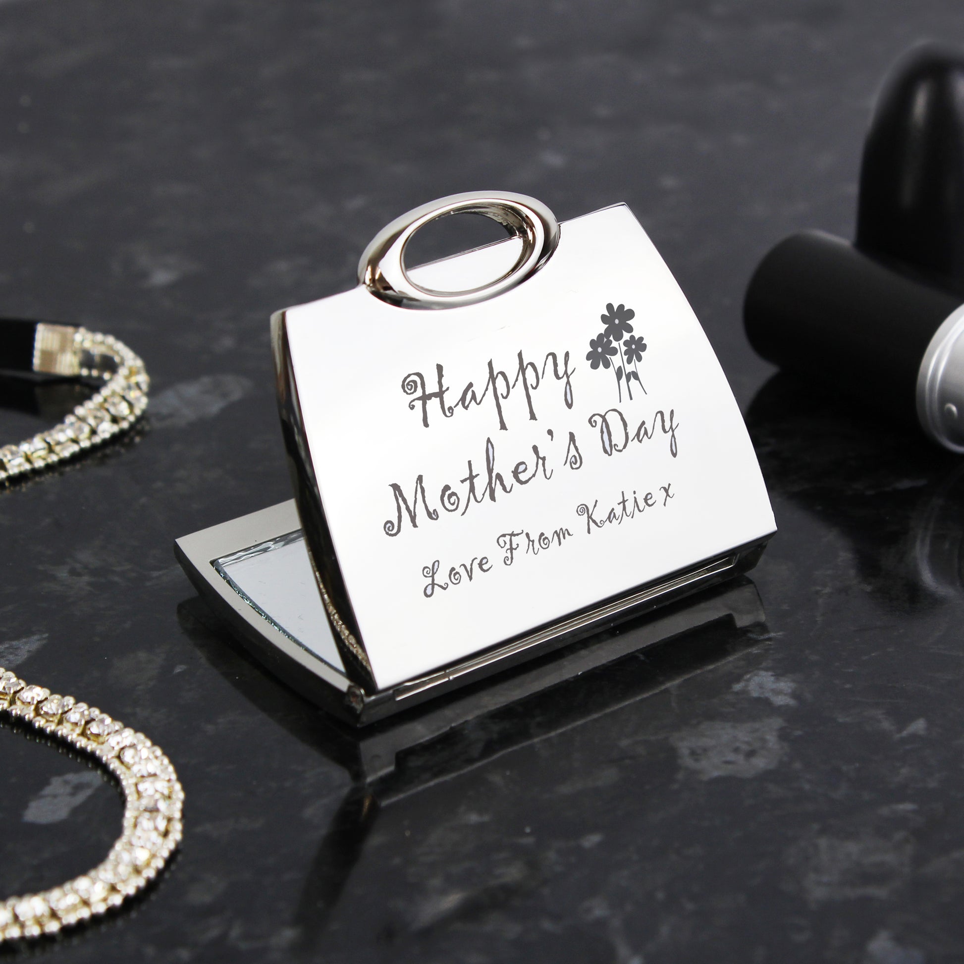 Personalised Mother's Day Compact Mirror