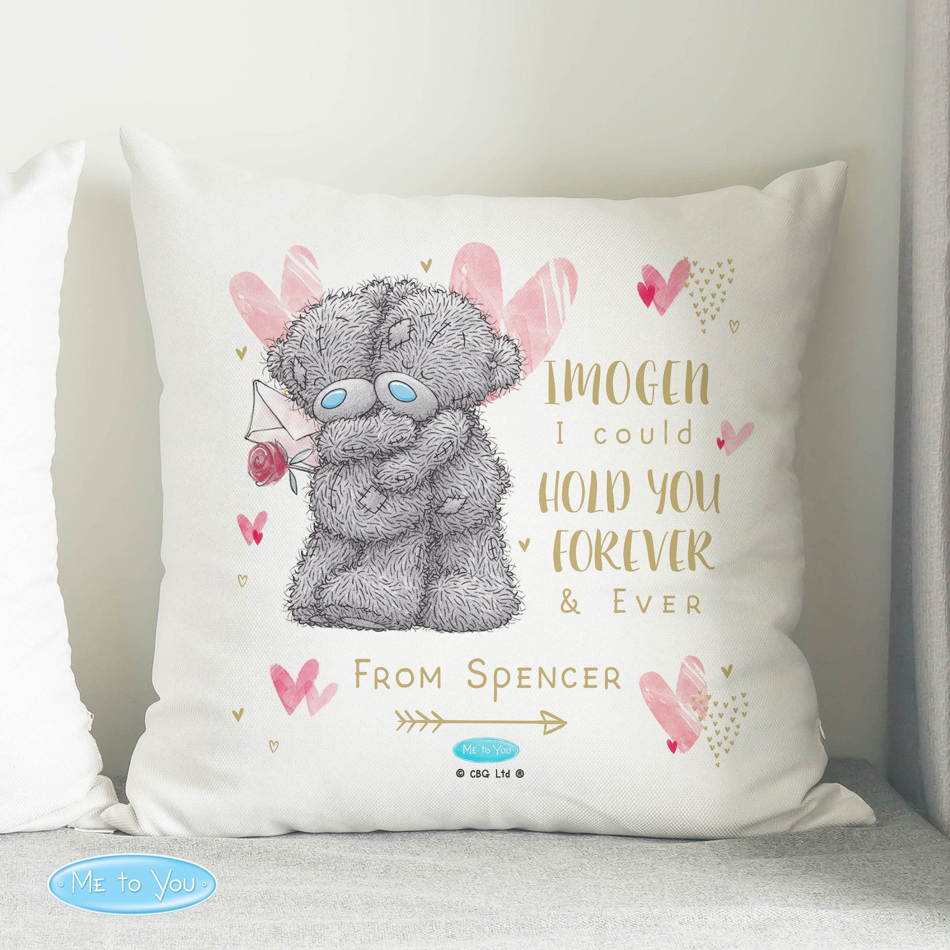 Personalised Valentine Me To You Cushion