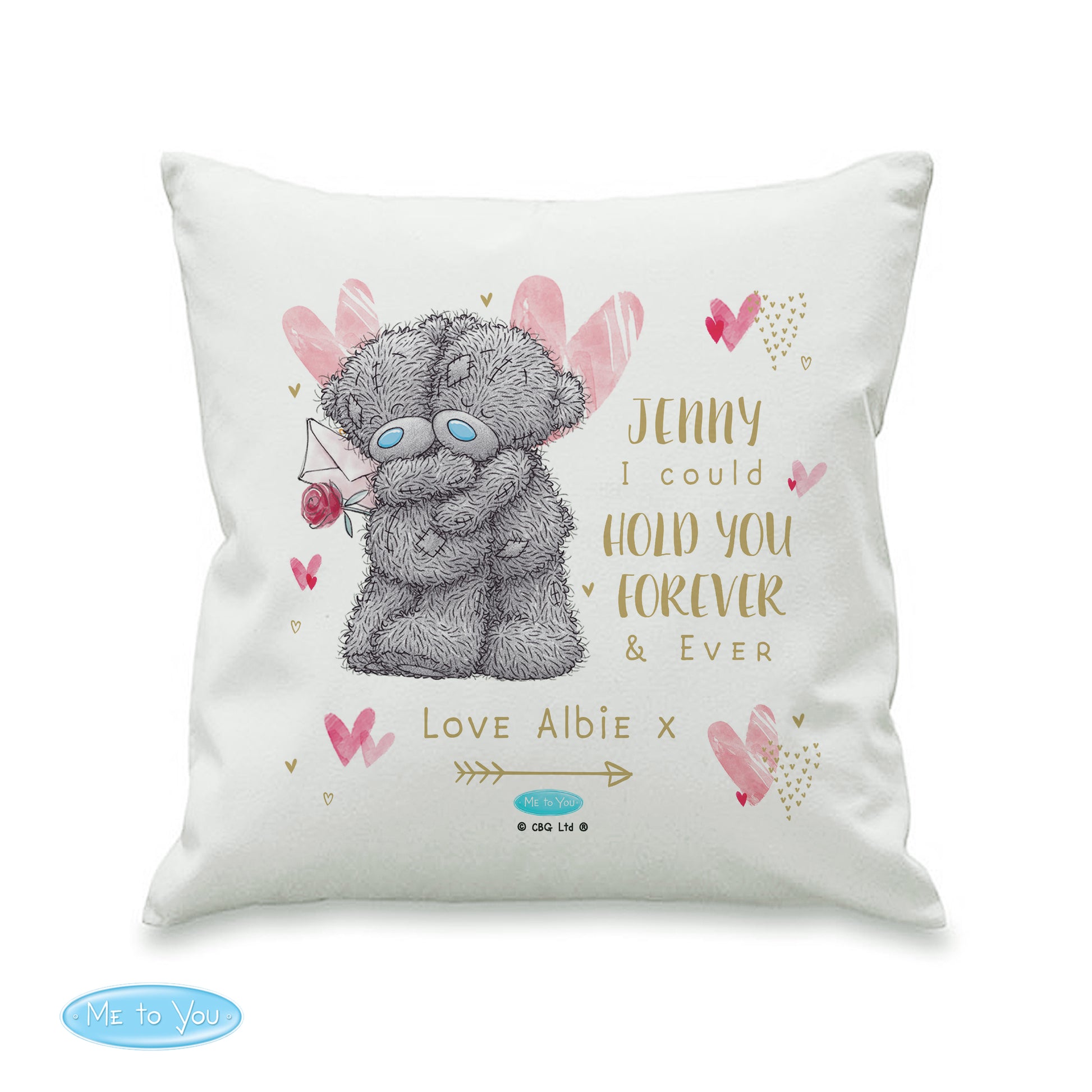 Personalised Valentine Me To You Cushion