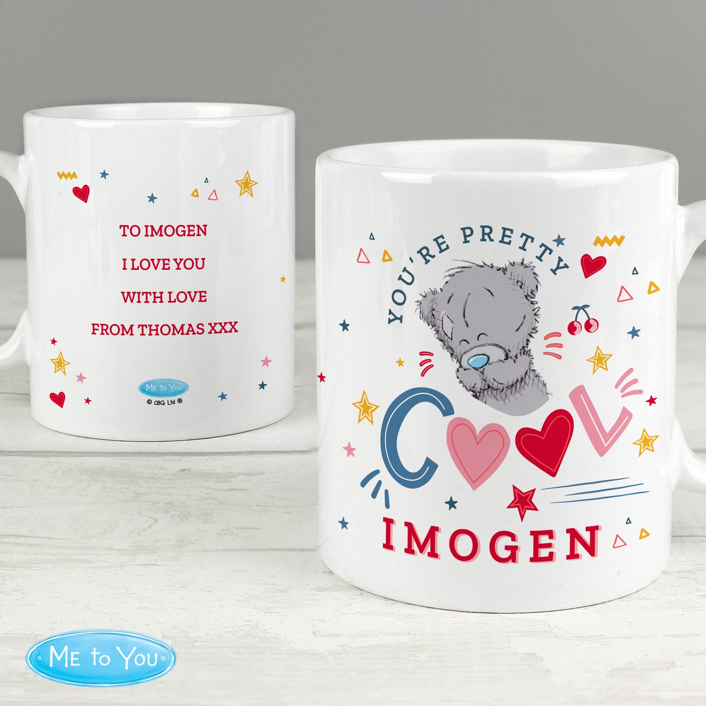 Personalised Me To You Valentine Mug