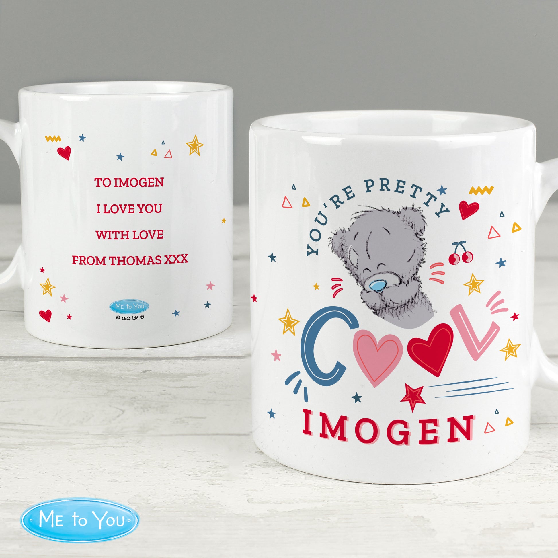 Personalised Me To You Valentine Mug