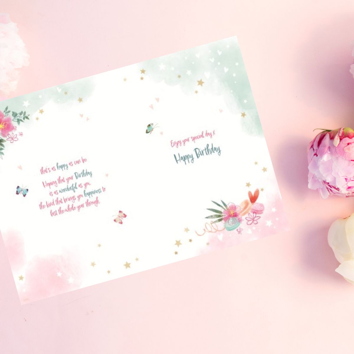 Sister-in-Law Birthday Card - Awash With Colour