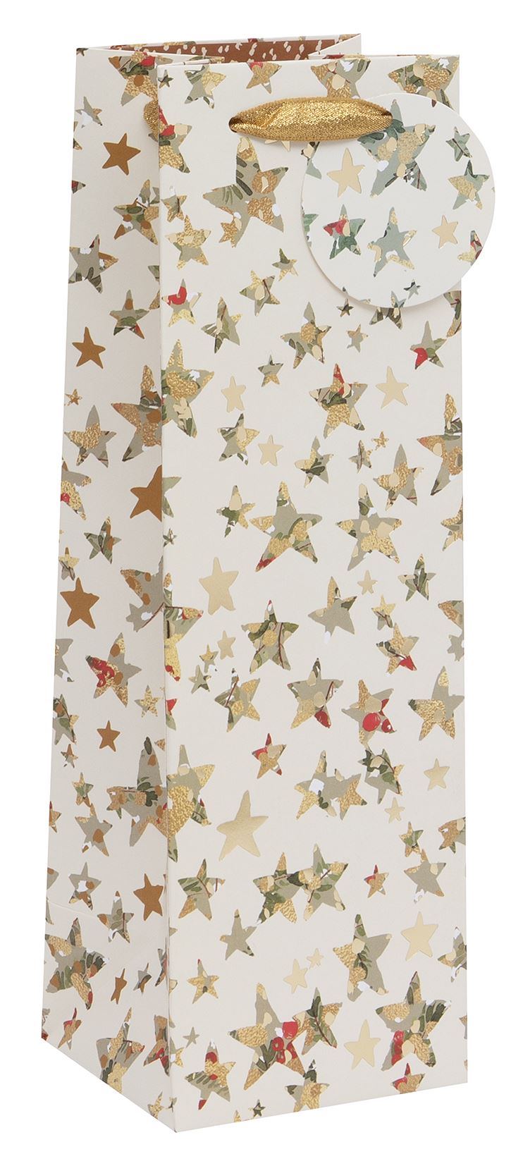 Christmas Gift Bottle Bag - Star Pines