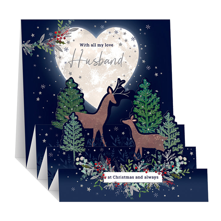 Husband Pop Up Christmas Card