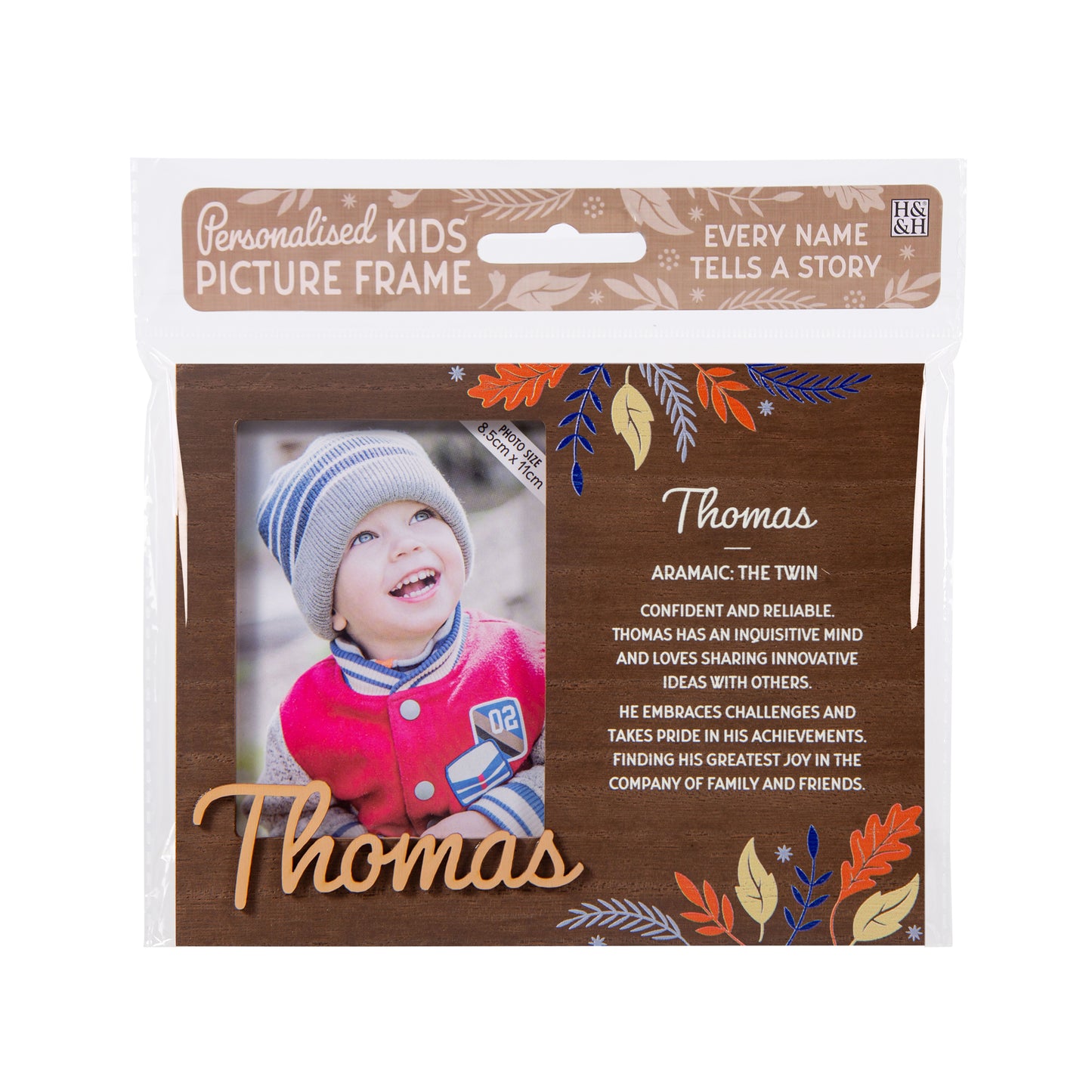 Kids Picture Frame - Thomas