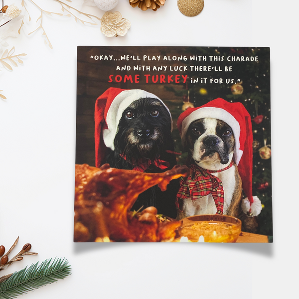 Funny Christmas Card Virtual Safari Turkey The Celebration Store