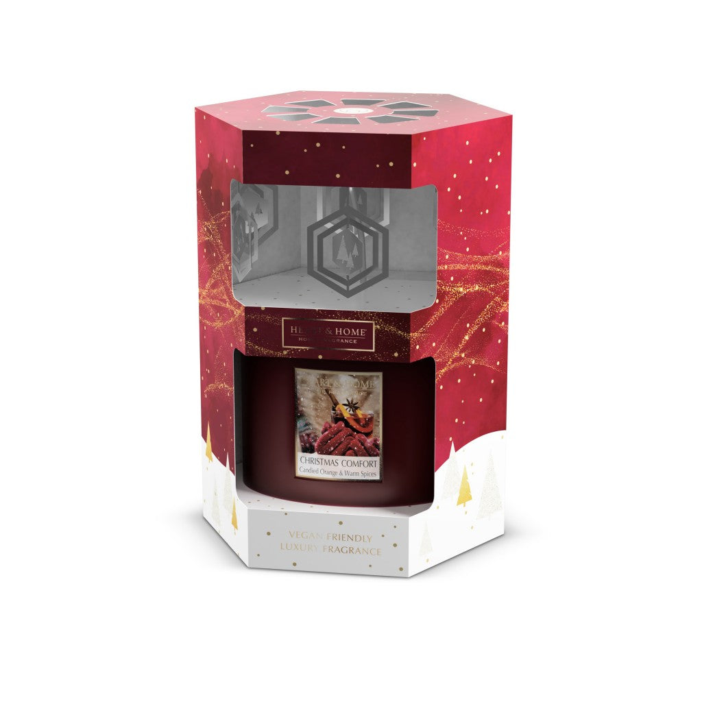 Heart & Home Gift Set - Twin Wick Candle & Carousel