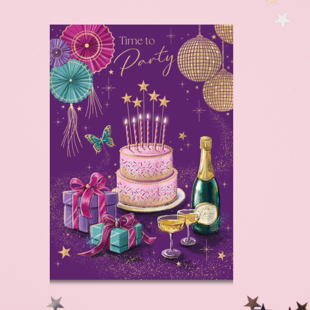 Sienna Birthday Card - Time To Party