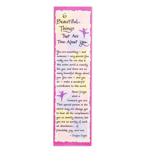 Bookmark - 6 Beautiful Things Blue Mountain Arts