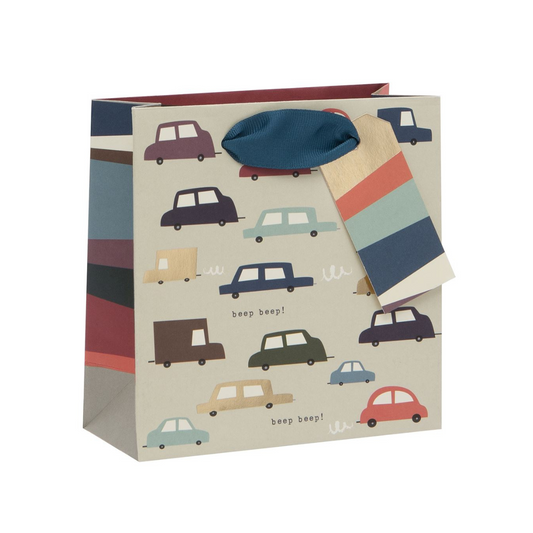 Gift Bag Small - Quirky Cars