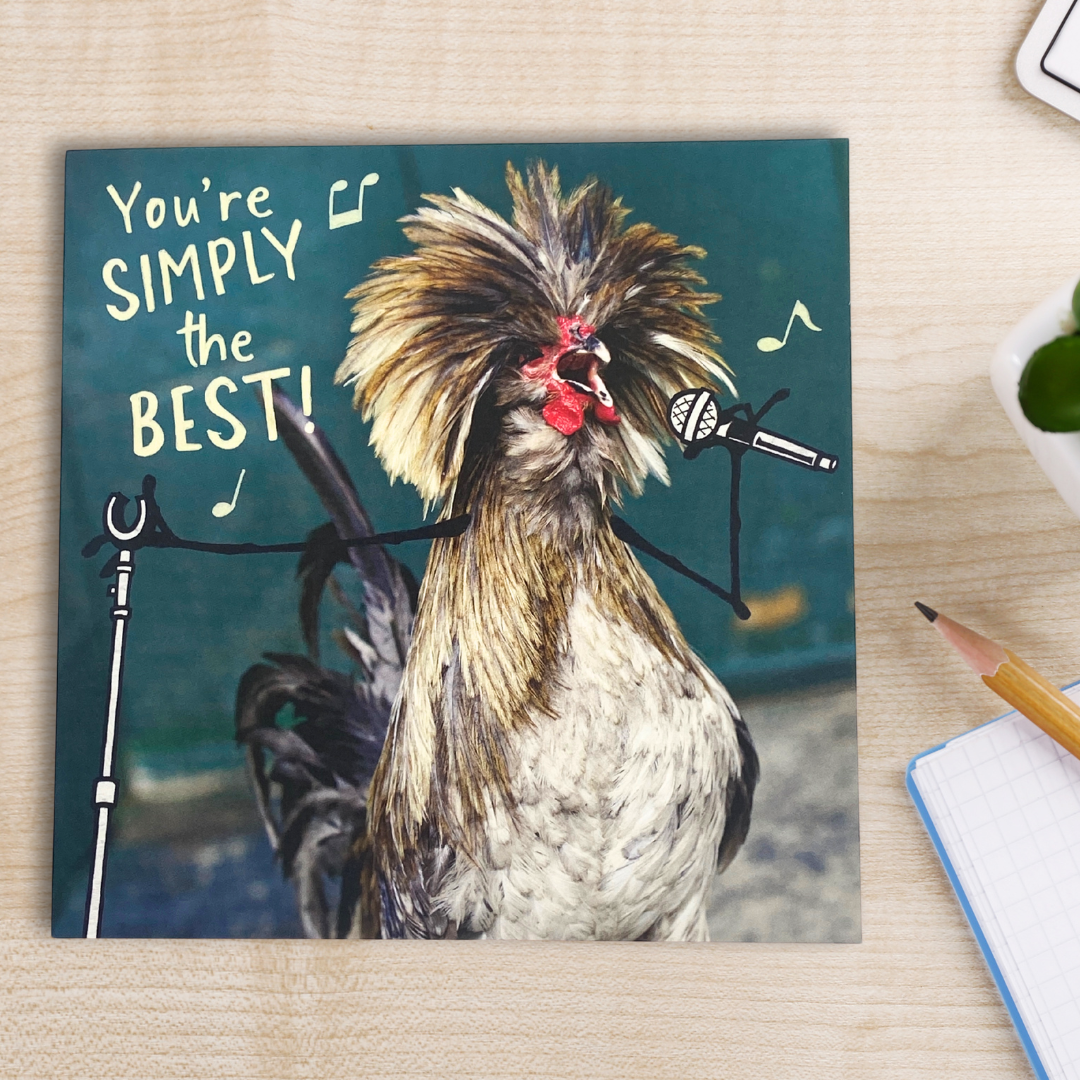 Chicks With Sticks Funny Birthday Card - Simply The Best