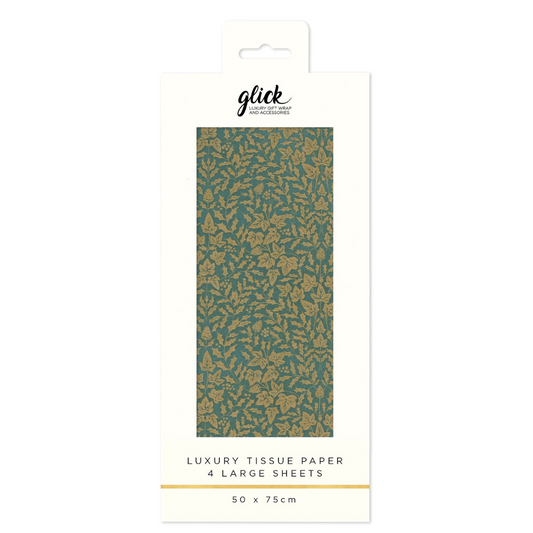 Christmas Printed Tissue Paper - Christmas Baroque