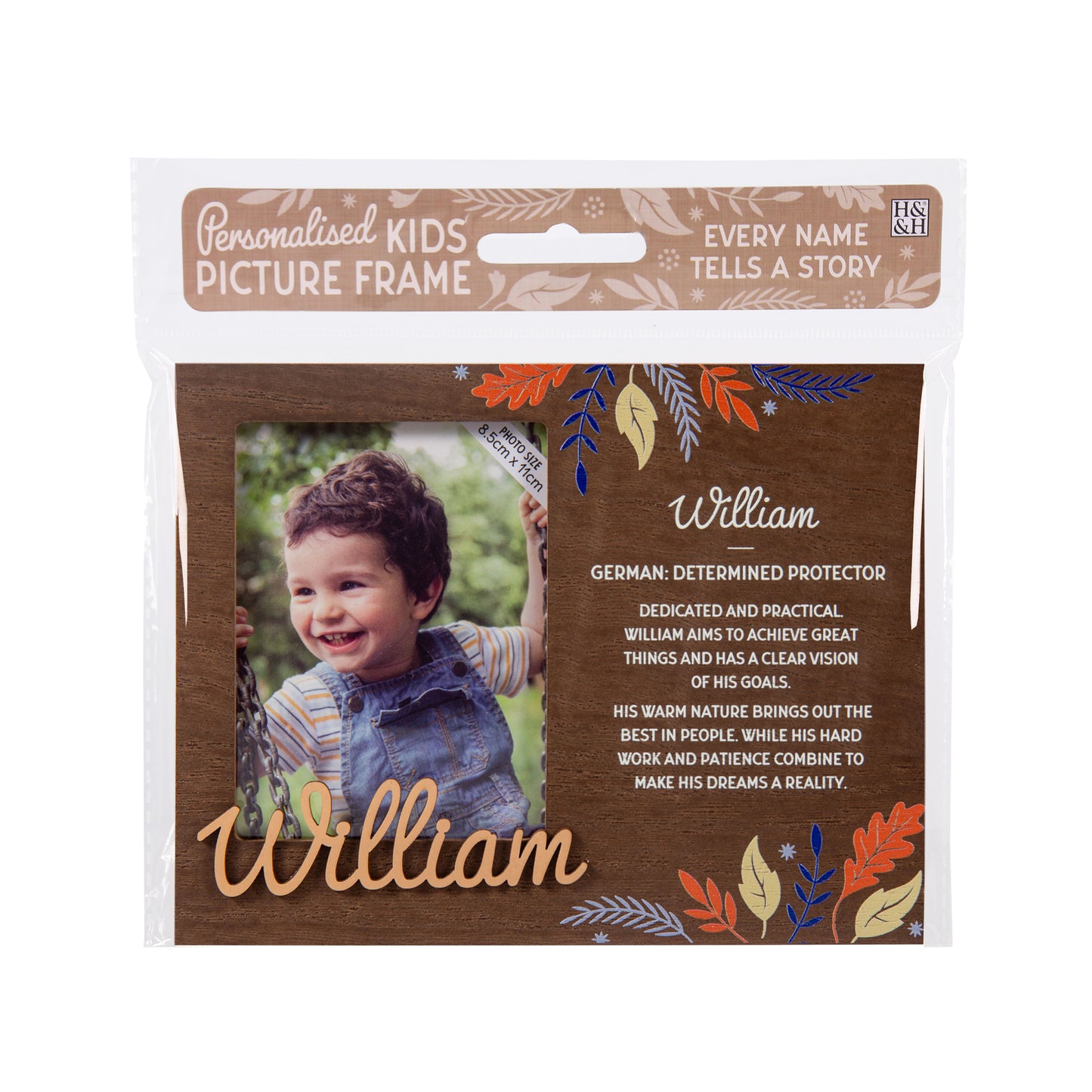 Kids Picture Frame - William