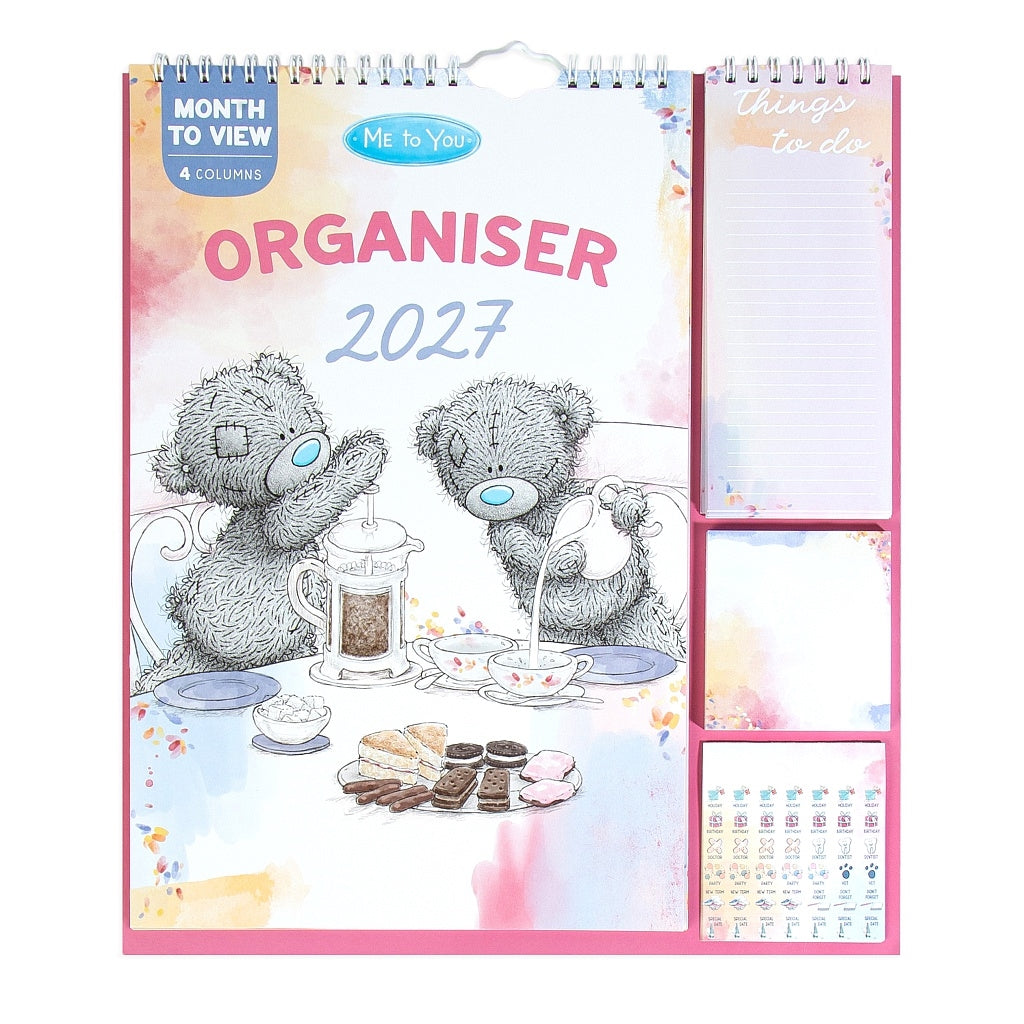 Me To You Household Planner 2027 - Tatty Teddy Month To View