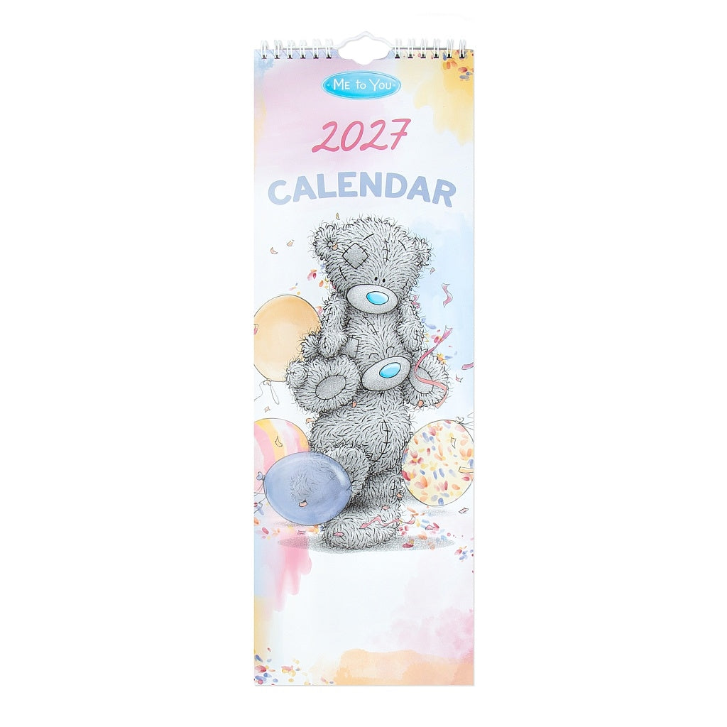 Me To You Slim Calendar 2027 - Sketch Balloons