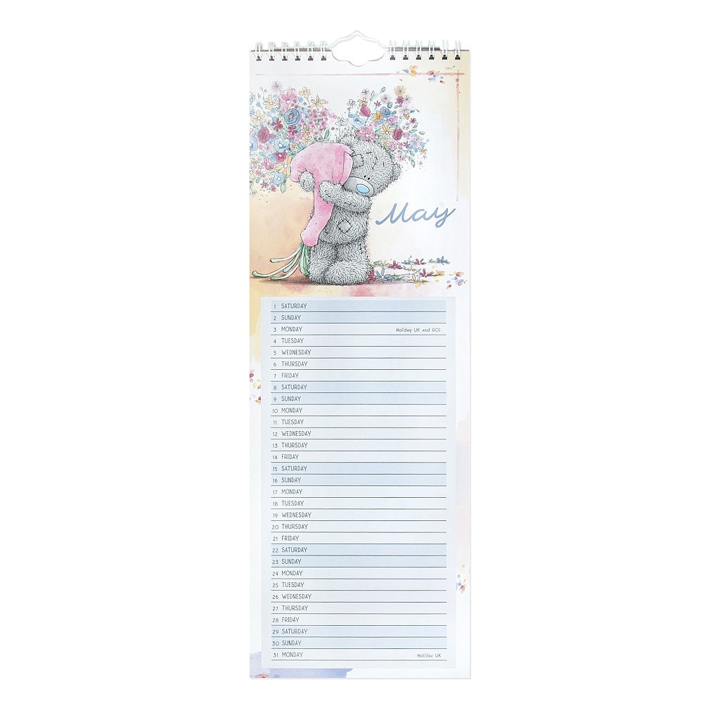 Me To You Slim Calendar 2027 - Sketch Balloons