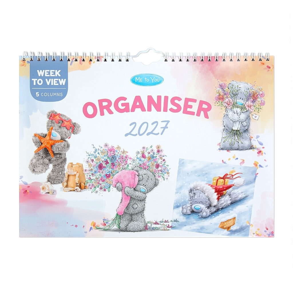 Me To You A4 Family Organiser Calendar 2027 - Week To View