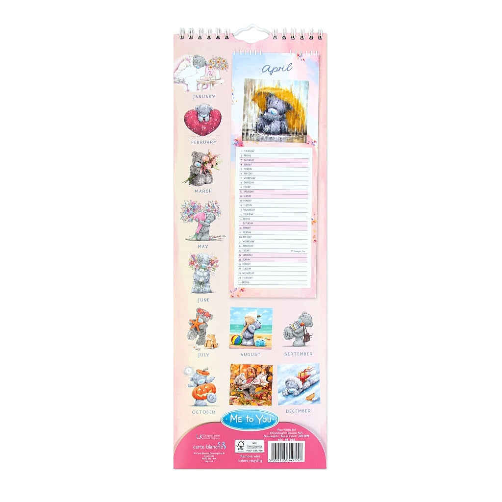 Me To You Slim Calendar 2027 - Multi Brand