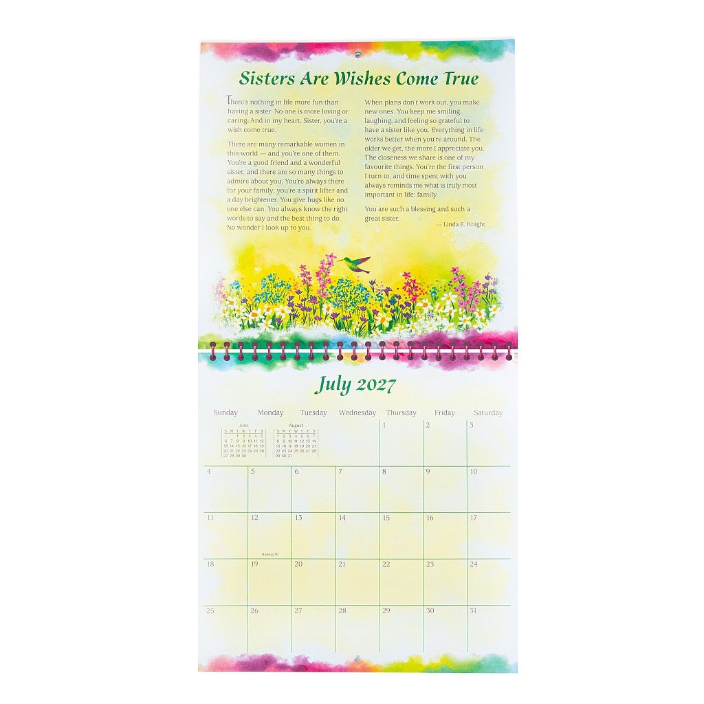 Blue Mountain Arts Calendar 2026 - Sisters