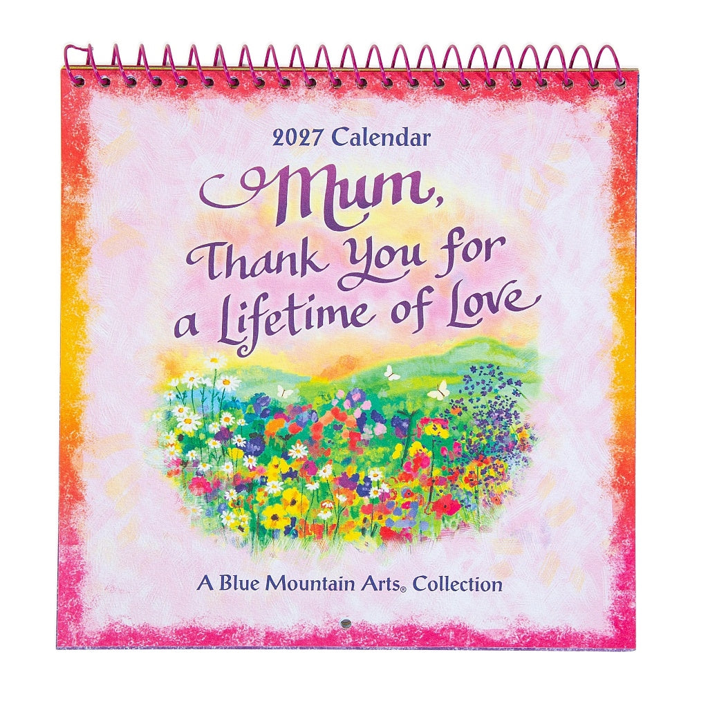 Blue Mountain Arts Calendar 2027 - Mum Thank You