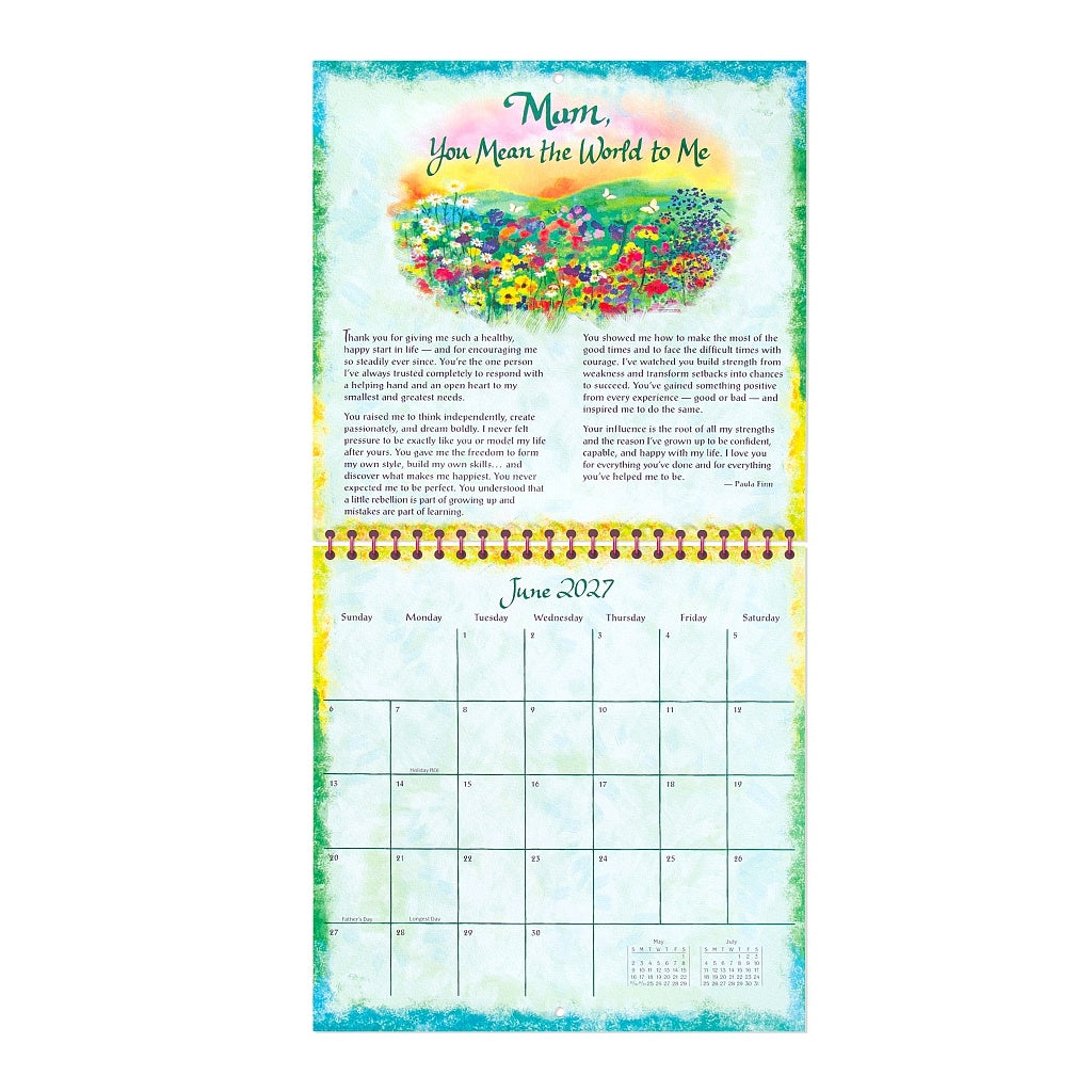 Blue Mountain Arts Calendar 2027 - Mum Thank You