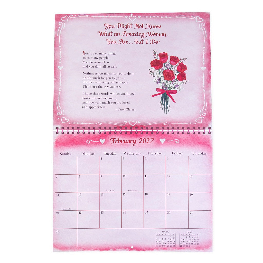 Blue Mountain Arts Calendar 2027 - I Love You Mum