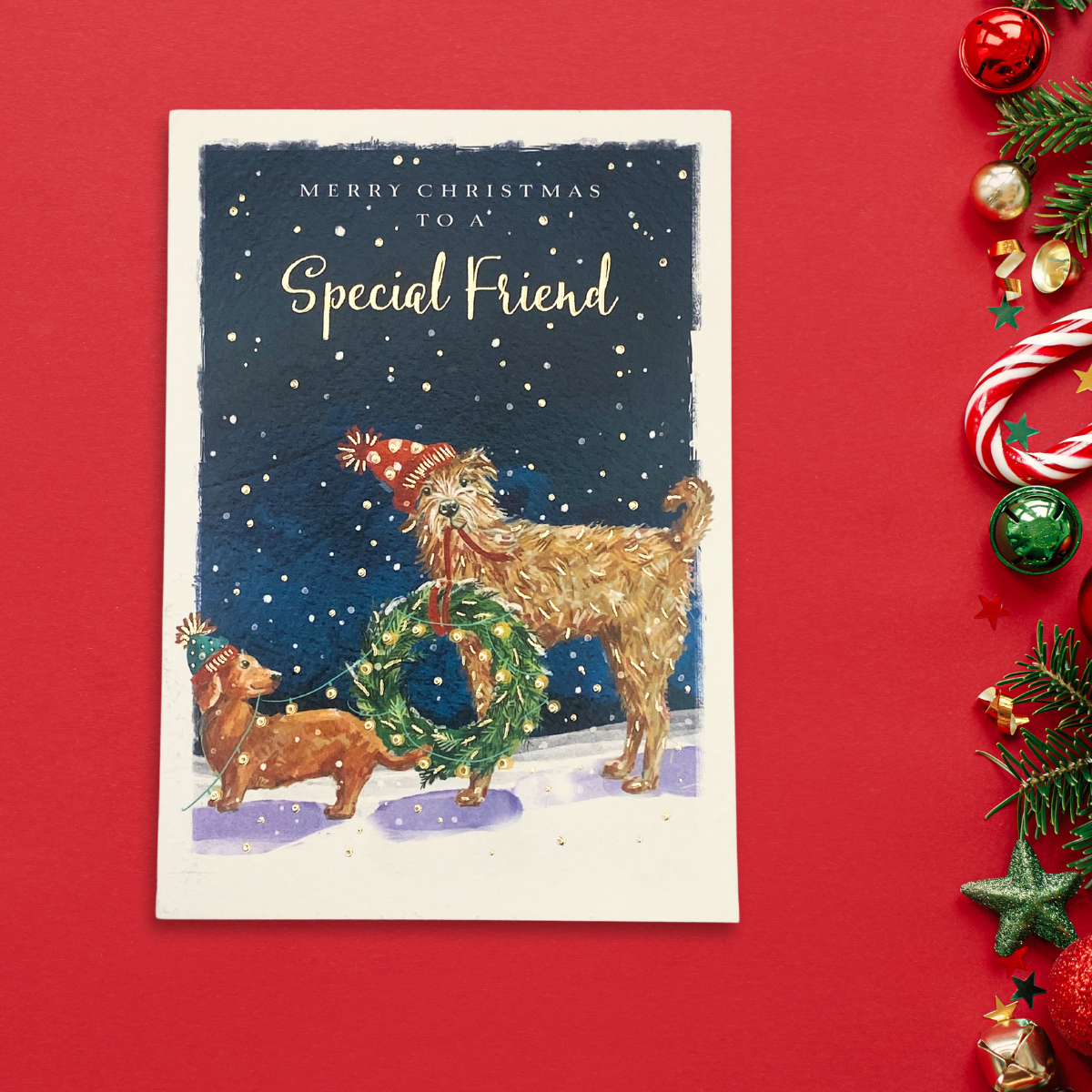 Special Friend Christmas Card - Festive Friends