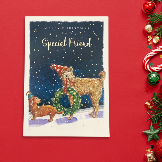 Special Friend Christmas Card - Festive Friends