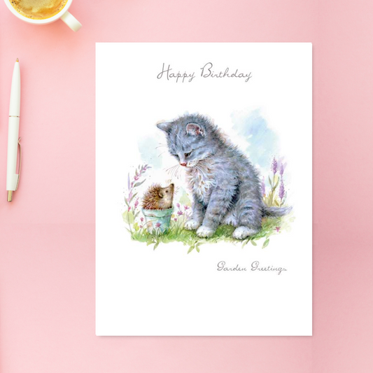 Pawfolio Birthday Card - Garden Greetings