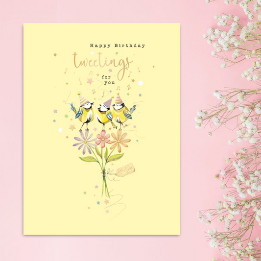 Joli Birthday Card - Birthday Tweetings