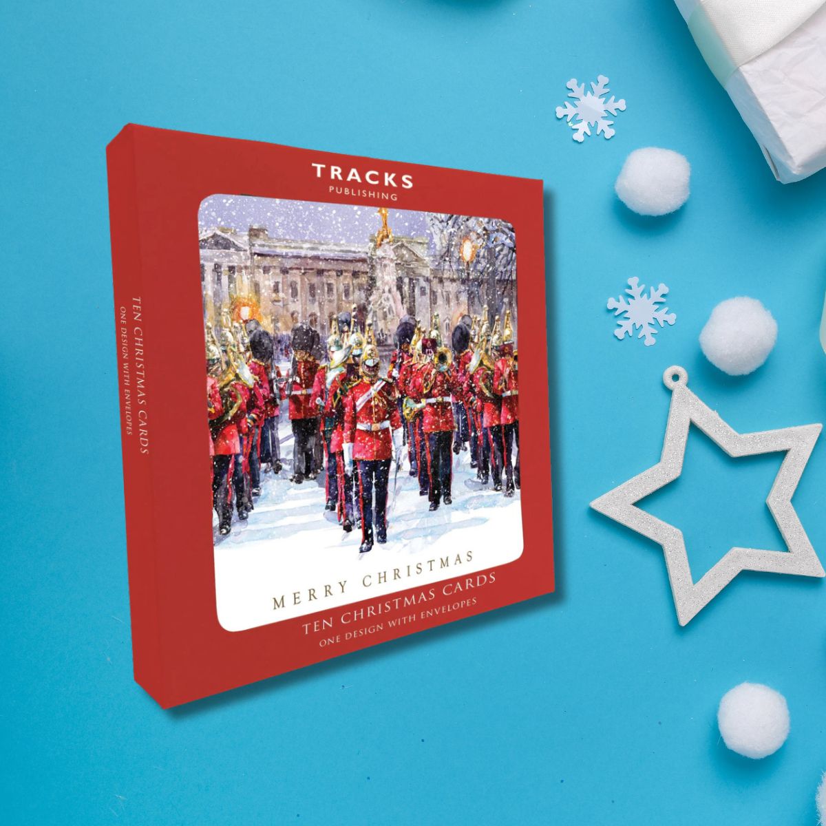 10 x Christmas Cards In Box - Marching Band