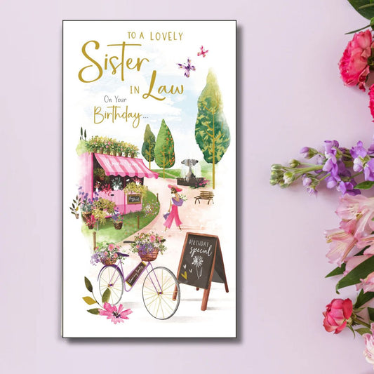 Sister-In-Law Birthday Card - Day Dreams