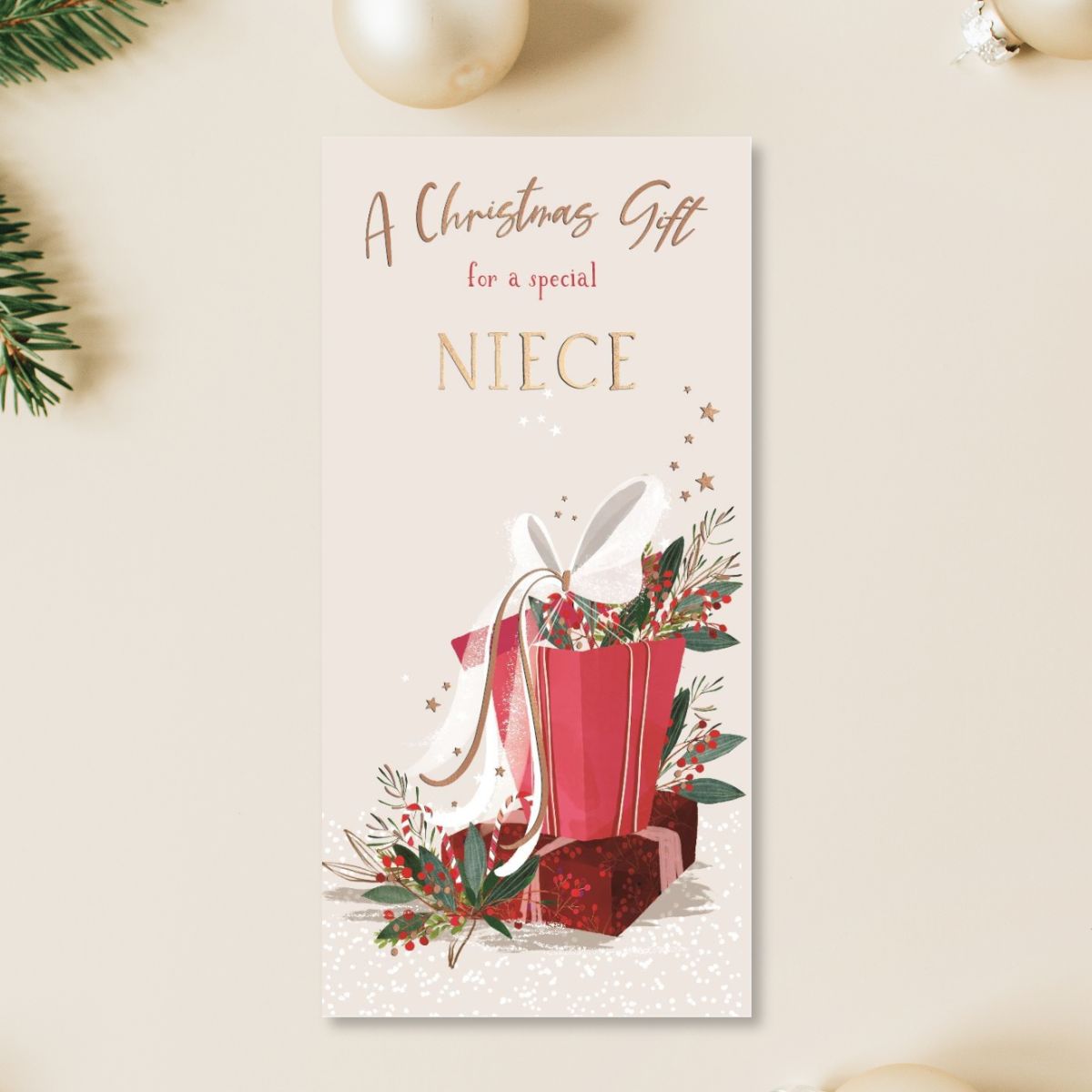 Money Wallet Christmas - Niece Festive Gift