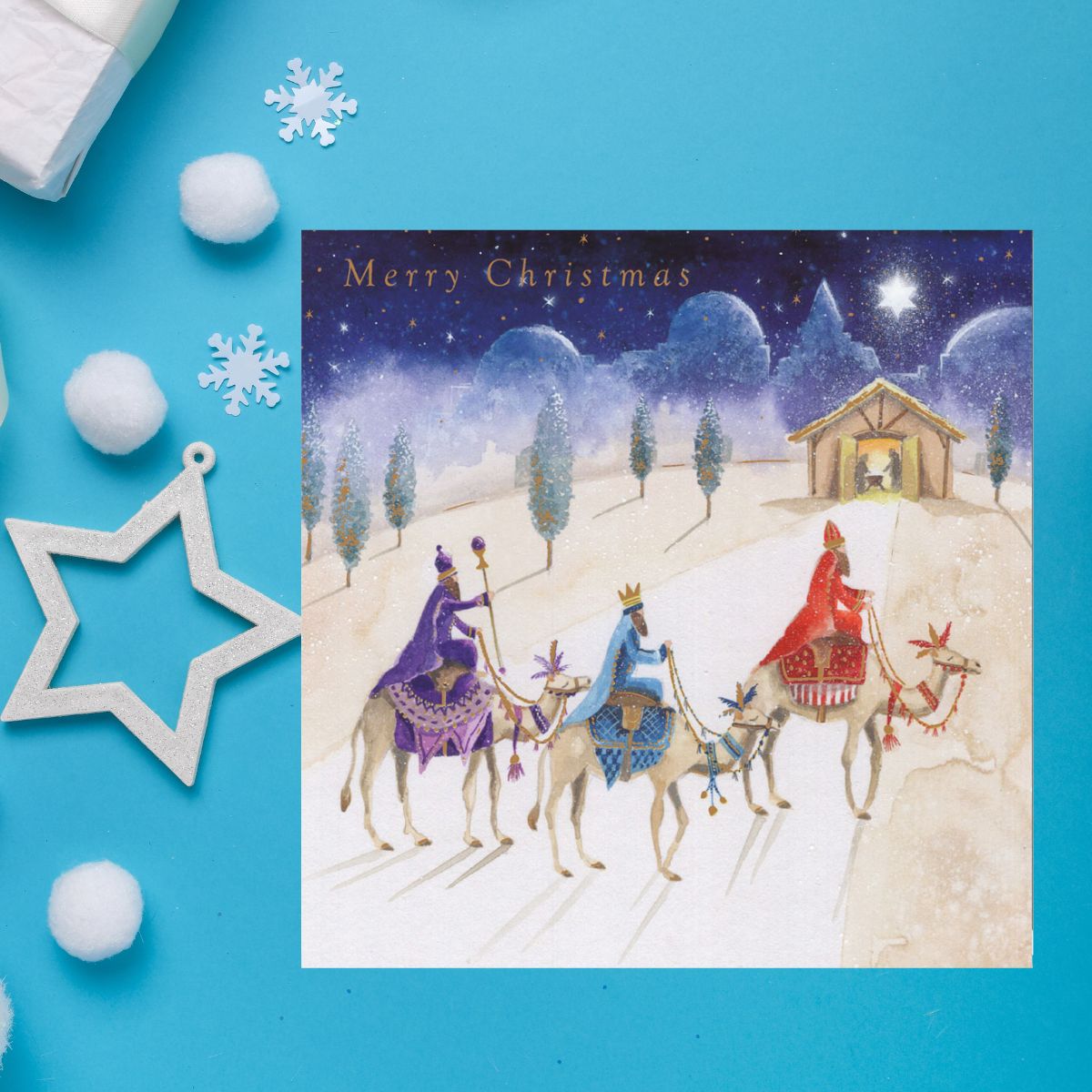 Charity Christmas Cards - 5 x Religious Scene