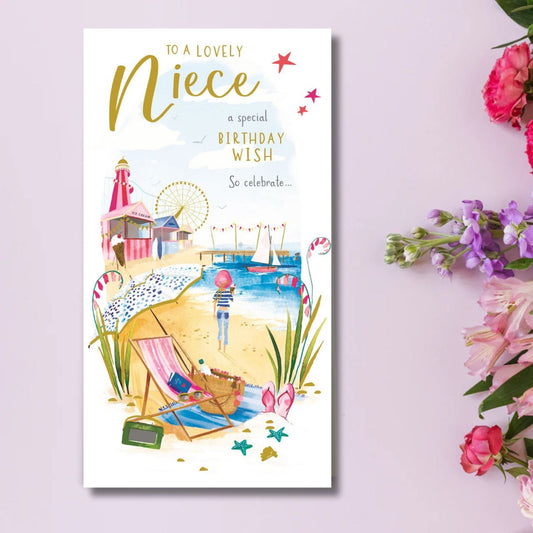 Niece Birthday Card - Day Dreams