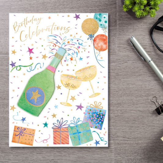 Decoupage Birthday Card - Birthday Celebrations